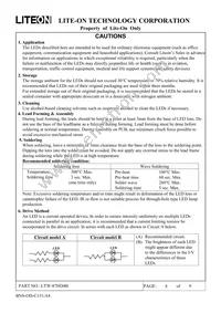 LTW-87HD4B Datasheet Page 8