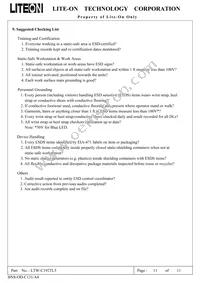 LTW-C192TL5 Datasheet Page 11