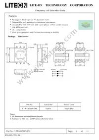 LTW-G673VS-CM Datasheet Cover