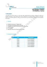 LTW-K140SZR65 Datasheet Page 2