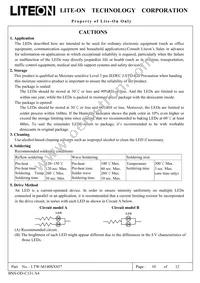 LTW-M140SXS57 Datasheet Page 10