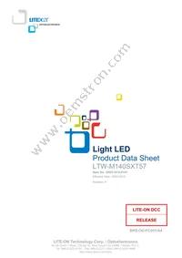 LTW-M140SXT57 Datasheet Cover