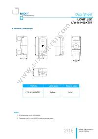 LTW-M140SXT57 Datasheet Page 3