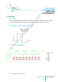 LTW-M140SXT57 Datasheet Page 13