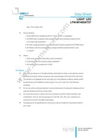 LTW-M140SXT57 Datasheet Page 17