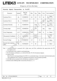 LTW-M140SZS30 Datasheet Page 3