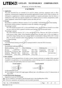 LTW-M140SZS30 Datasheet Page 10