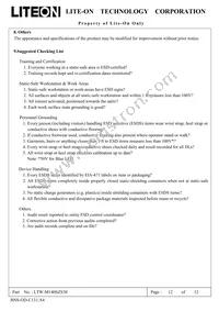 LTW-M140SZS30 Datasheet Page 12