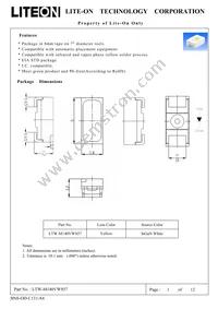 LTW-M140VWS57 Datasheet Page 2