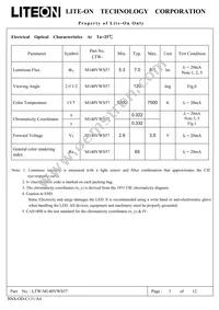 LTW-M140VWS57 Datasheet Page 4