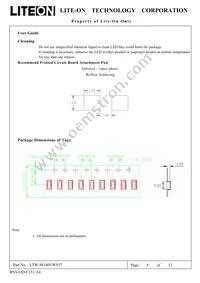 LTW-M140VWS57 Datasheet Page 9