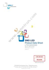 LTW-S222DS5 Datasheet Cover