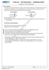 LTW-S222DS5 Datasheet Page 11