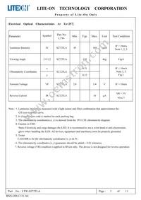 LTW-S272TLA Datasheet Page 4