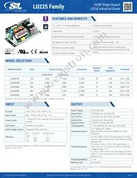 LU225S36K Datasheet Cover