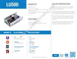 LU500S36T Datasheet Cover