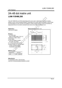 LUM-115HML300 Datasheet Cover