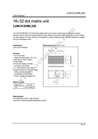 LUM-512HML320 Datasheet Cover