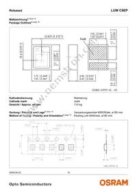 LUW C9EP-N4N6-EG-Z Datasheet Page 12