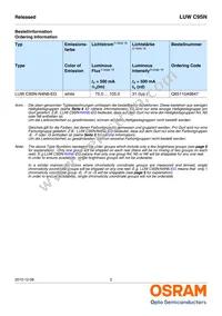 LUW C9SN-N4N6-EG-Z Datasheet Page 2