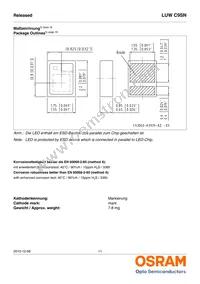 LUW C9SN-N4N6-EG-Z Datasheet Page 11