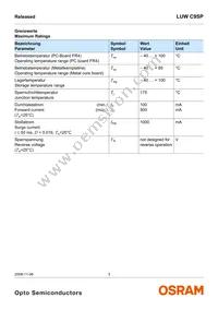 LUW C9SP-N4N6-EG-Z Datasheet Page 3