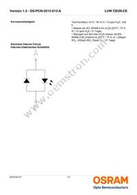 LUW CEUN.CE-8K6L-HN-1-350-R18-Z-AL Datasheet Page 13