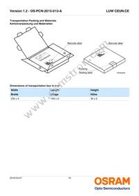 LUW CEUN.CE-8K6L-HN-1-350-R18-Z-AL Datasheet Page 19