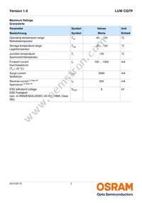 LUW CQ7P-LPLR-5E8G-1 Datasheet Page 3