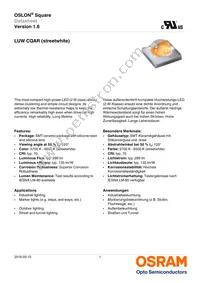 LUW CQAR-NPNQ-JPJR-1-700-R18-XX Datasheet Cover
