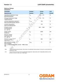 LUW CQAR-NPNQ-JPJR-1-700-R18-XX Datasheet Page 3