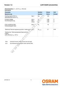 LUW CQAR-NPNQ-JPJR-1-700-R18-XX Datasheet Page 4