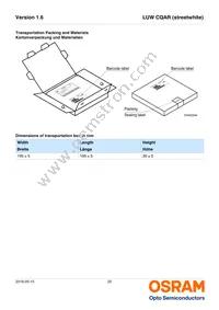 LUW CQAR-NPNQ-JPJR-1-700-R18-XX Datasheet Page 20