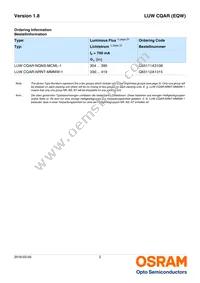 LUW CQAR-NPNR-MMMW-1 Datasheet Page 2