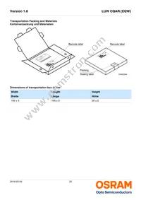 LUW CQAR-NPNR-MMMW-1 Datasheet Page 20