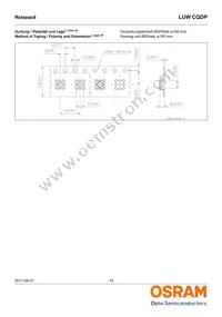 LUW CQDP-KULQ-5C8E-1 Datasheet Page 14