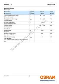 LUW CQDP-LQLS-5E8G-1 Datasheet Page 3