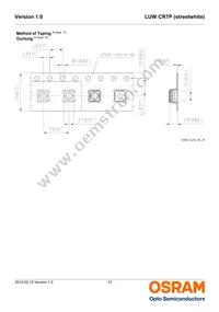 LUW CR7P-LQLS-HPJR-1 Datasheet Page 13