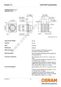 LUW CR7P-LTLU-HQJQ-L1L2-350-R18-XX Datasheet Page 13