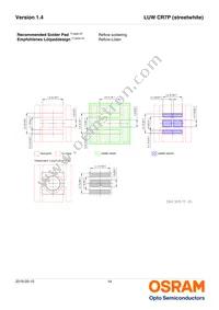 LUW CR7P-LTLU-HQJQ-L1L2-350-R18-XX Datasheet Page 14