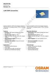 LUW CRDP-LQLS-HPJR-1-350-R18 Datasheet Cover