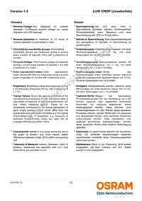 LUW CRDP-LTLU-HPHQ-L1L2-R18-XX Datasheet Page 23