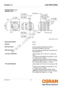 LUW CRDP-LUMP-MMMW-1-350-R18-XX Datasheet Page 13