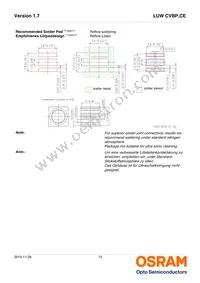LUW CVBP.CE-8K8L-GMKM-8E8G-350-R18-Z Datasheet Page 13