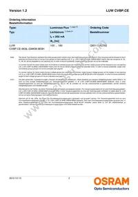 LUW CVBP.CE-8K8L-GMKM-8E8H Datasheet Page 2