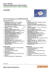LUW E6SG-BACA-4N7Q-1-Z Datasheet Cover