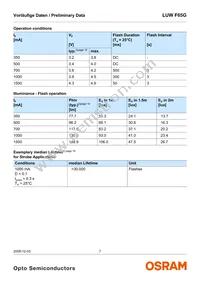 LUW F65G-KXLY-5P7R Datasheet Page 7