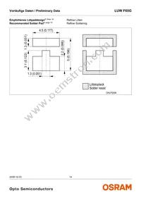 LUW F65G-KXLY-5P7R Datasheet Page 14