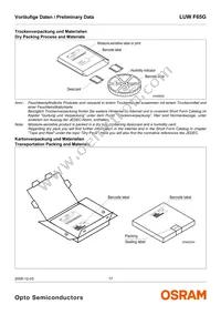 LUW F65G-KXLY-5P7R Datasheet Page 17