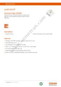 LUW GVCP-EBFB-GMKM-1-140-R18-Z Datasheet Cover